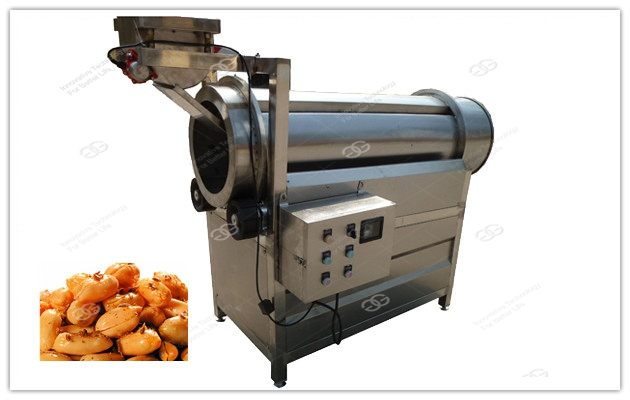 Single-Drum Potato Chips Seasoning Machine