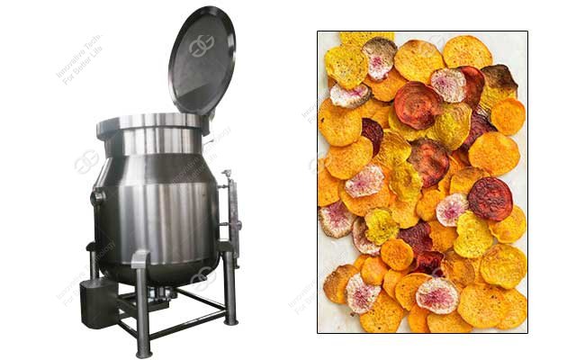 Industrial Vegetables Chips Vacuum Frying Machine India