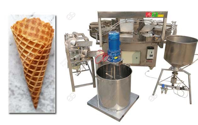 Industrial Crisp Ice Cream Cone Making Machine|Rolled Cone Baking Machine