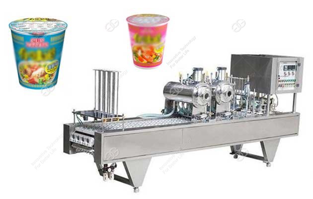 Automatic Cup Instant Noodles Filling and Sealing Machine Manufacturer