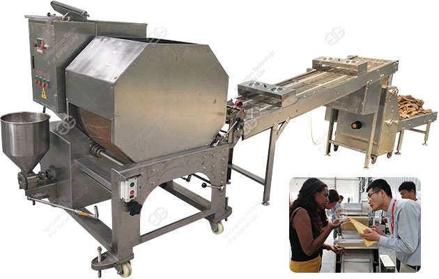0.3-2.0MM Thickness Spring Roll Wrapper Machine Automatic