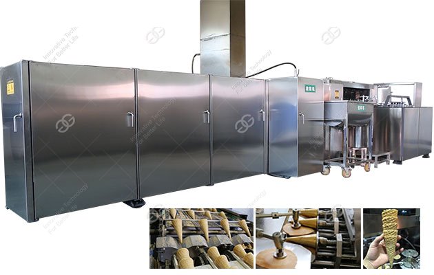 3000PCS/H Automatic Waffle Cone Production Line Factory Price
