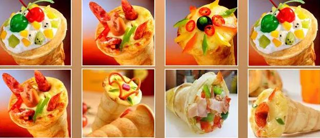 pizza cones