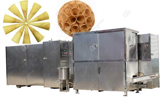 rolled sugar cone baking machine