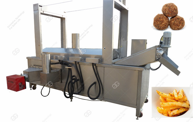 Gas Heating Vegetable Croquette Frying Machine