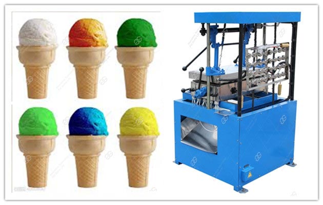 Ice Cream Wafer Cone Baking Machine 