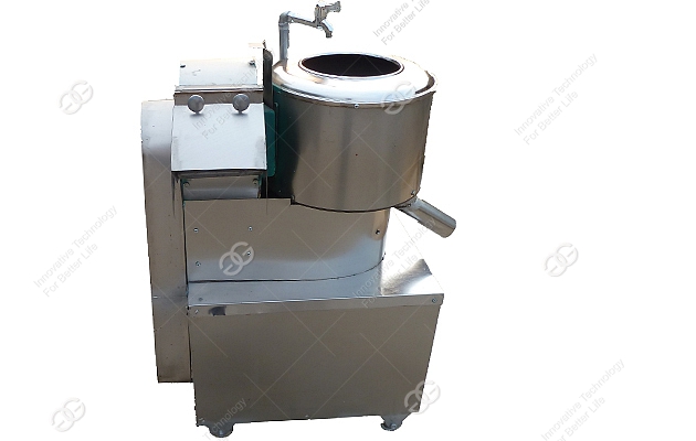 Small Type Potato Peeling And Cutting Machine