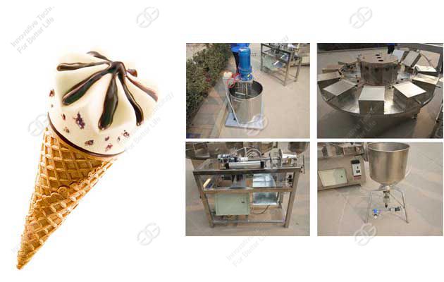 Waffle Ice Cream Cone Baking Machine 