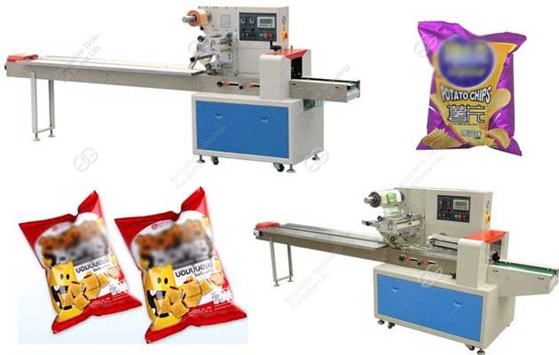 automatic puff food packing machine